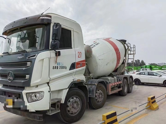 SANY 12 Kübik Kullanılmış Beton Mikseri Kamyonu Hino Motorlu SY412C-8S'ye Monte Edildi
