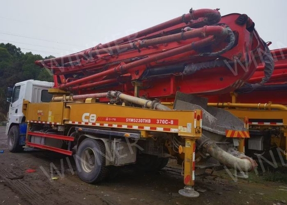 2 Dingil İkinci El Pompa Kamyonu 2019 SANY Şasili Kullanılmış Beton Kamyonları 37m