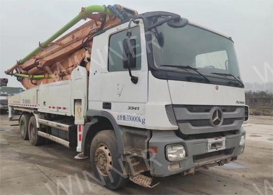 2012 Bomlu Kullanılmış Beton Pompası Kamyonu ZLJ5339THB 47m 3 Aks