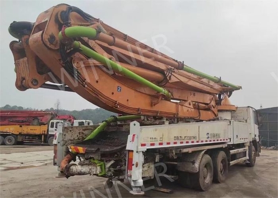 2012 Bomlu Kullanılmış Beton Pompası Kamyonu ZLJ5339THB 47m 3 Aks