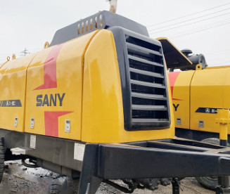 2019 Kullanılmış Sabit Beton Pompası HBT60C 65m3/H Dizel Motorlu