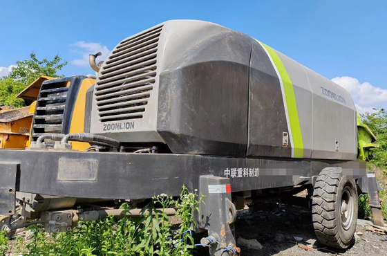 İnşaat Kullanılmış Sabit Beton Pompası Zoomlion 82m3/H 80.18-132SU