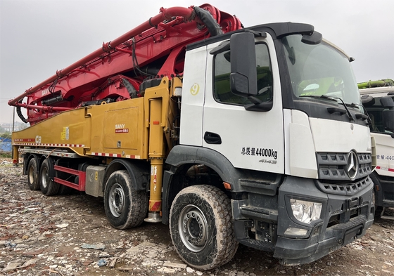 2020 SANY 56m Kullanılmış Beton Pompa Kamyonu Benz Şasi ile