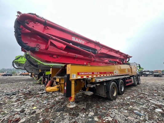 2020 SANY 56m Kullanılmış Beton Pompa Kamyonu Benz Şasi ile